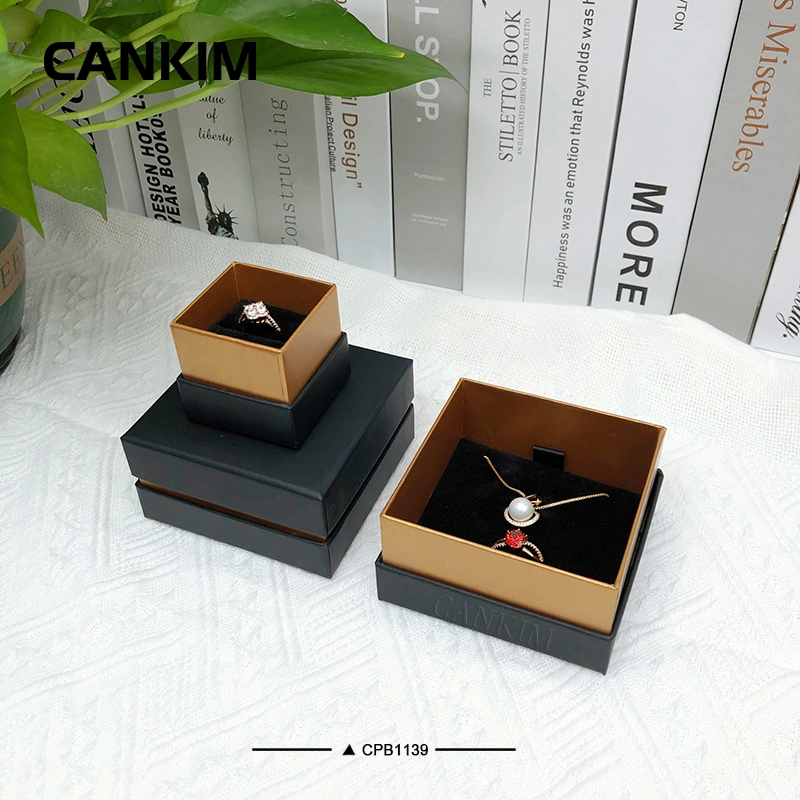 Cankim Jewellery Box Paper Jewellery Boxes Packaging Custom Logo Paper Jewellery Box for Necklace