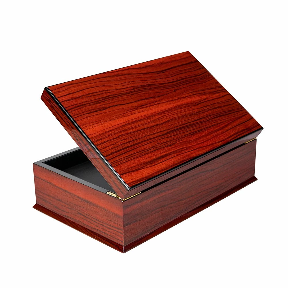 Decorative Engraved Display Large Red Double Drawer Wooden Gift Boxes Wholesale Jewelry Box