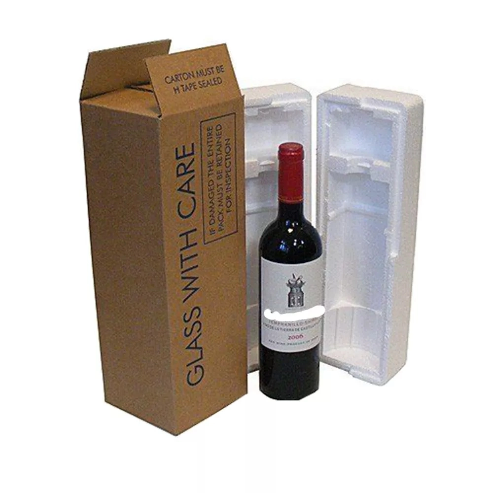 Customized Liquor Gift Packaging High-End Handmade Wine Bottle Packaging Box with Custom Logo