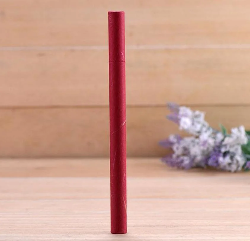 Wholesale Natural Eco Friendly Kraft Incense Stick Paper Tube Packaging Container