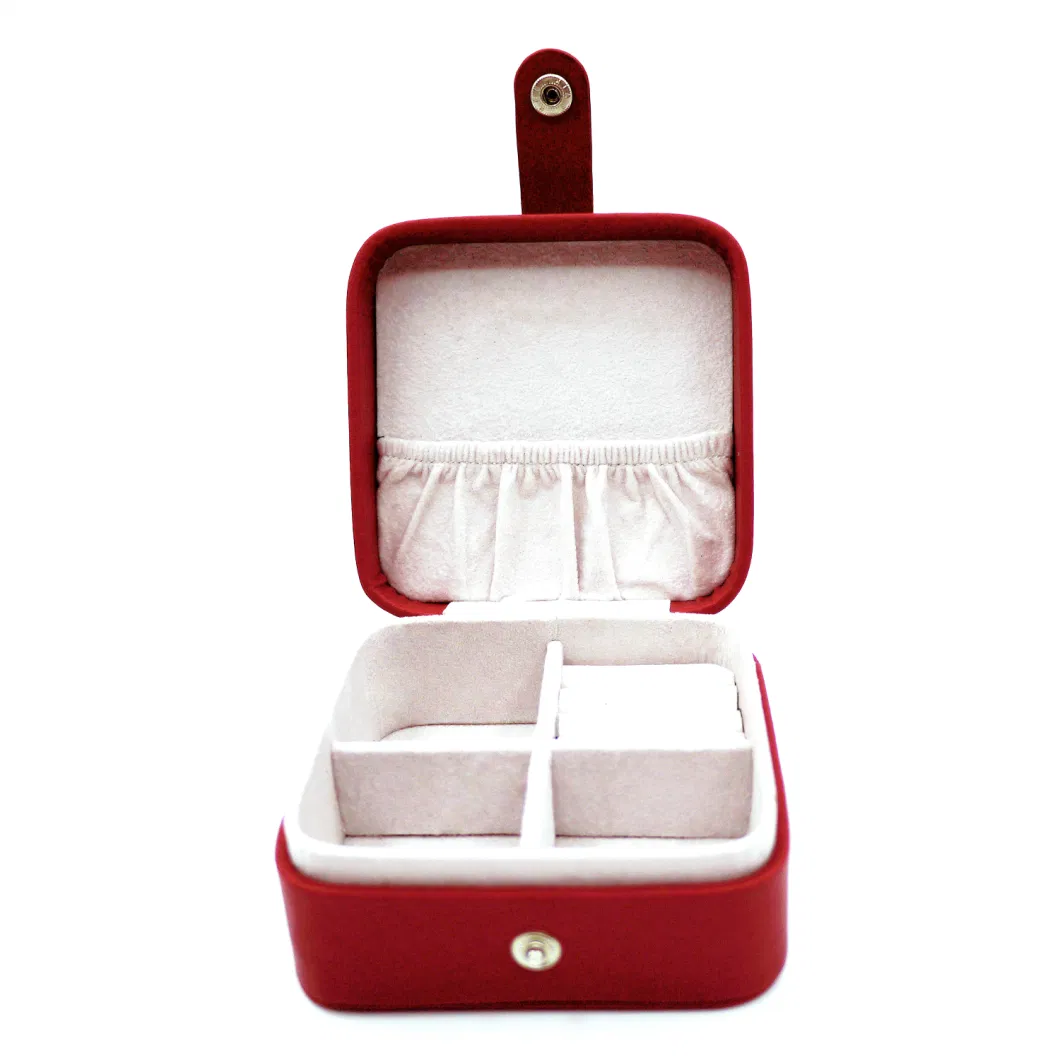 Korean Style Fresh and Simple Girl Earrings Plate Jewelry Box Earrings Ring Multi-Function Jewelry Storage Box