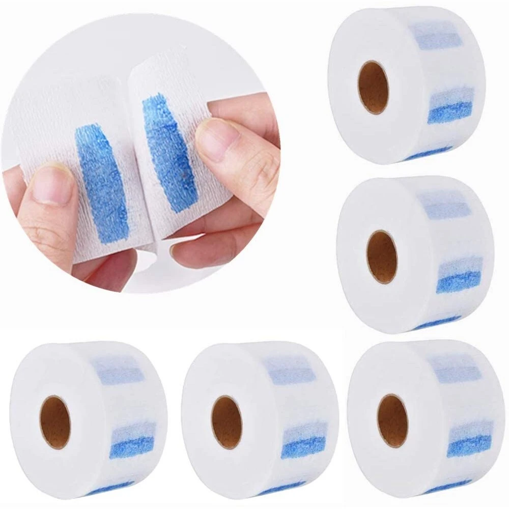 The Hairdressing Disposable Tissue Neck Paper with Neck for Barber Ruffles Paper