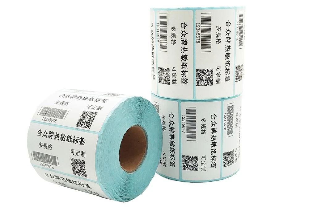 Direct Thermal Sticker Roll 100 X 150mm Custom Waterproof Blank Sticker Bar Code Thermal Label