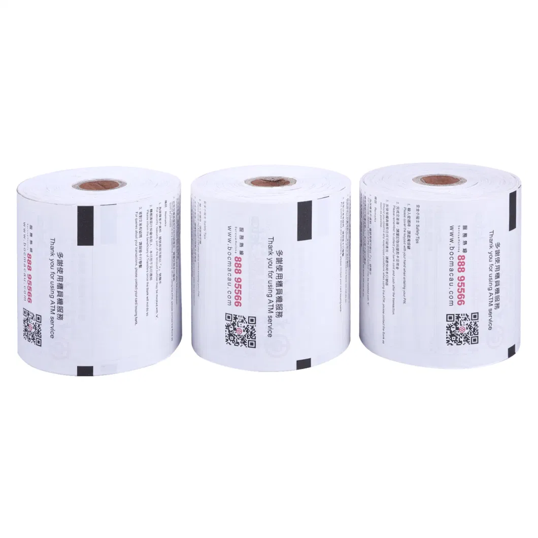 Unifon Not Waterproof Sealed Plastic and Carton Cashier Rolls Thermal Paper