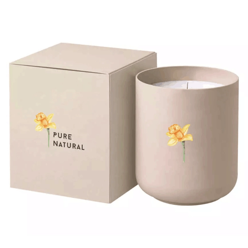 Custom Hot Stamping Printed Candle Box Rigid Incense Gift Box