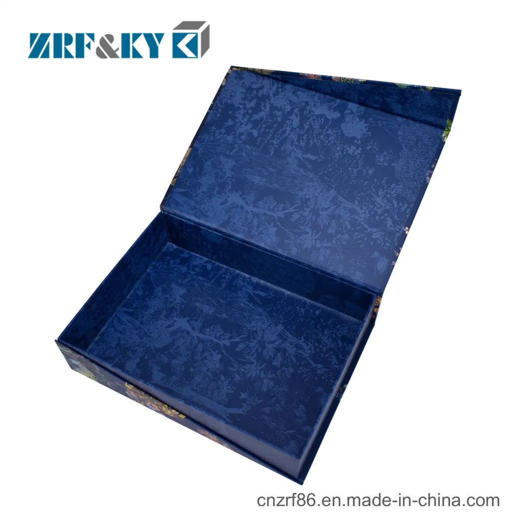 Custom Rigid Book Style Box for Product/Bottle/Gift/Beauty Care/Skin Care/Wig Packaging Cardboard Magnetic Paper Gift Box