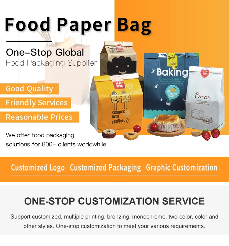 Black Sacolas Shopping Gift Food Packaging Bag Customized Printed Bolsa Papel Brown Wine Bag Kraft Paper with Handles