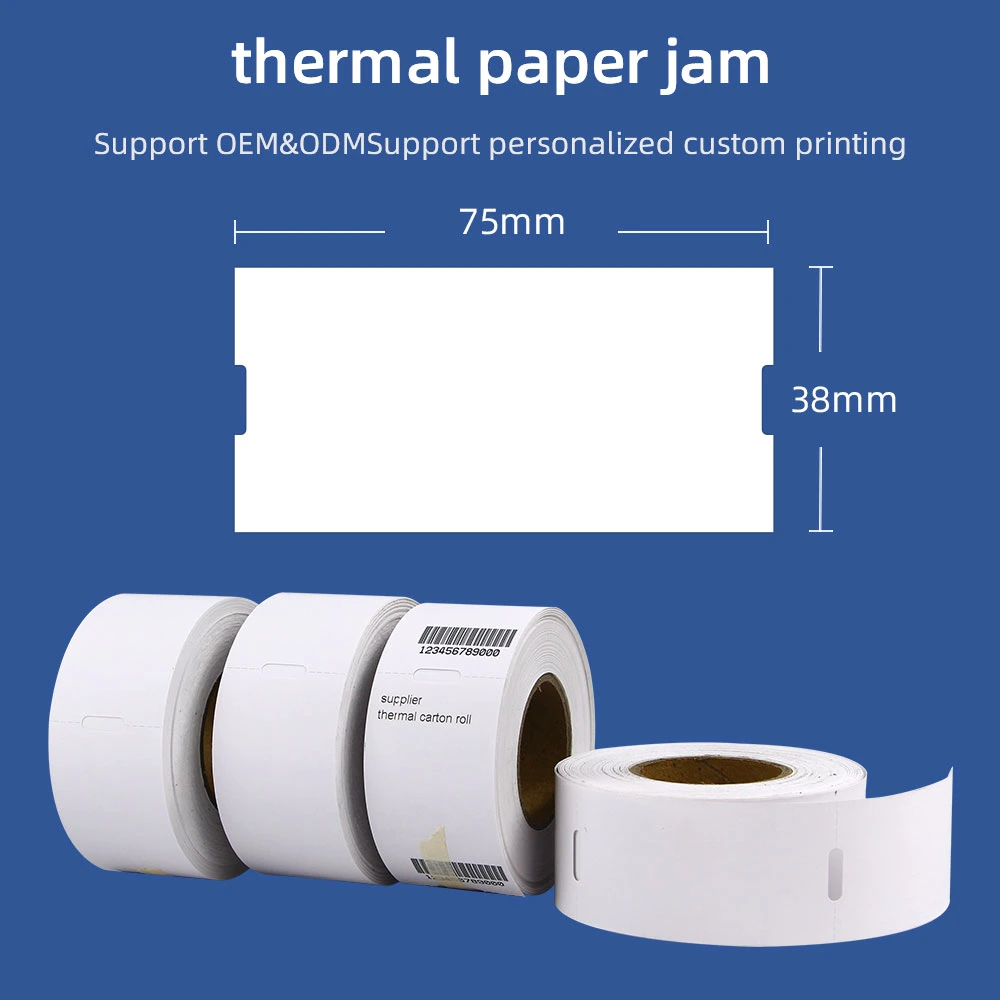 White Label Products Integrated Label Shipping Label 2.25 X 1.25 Thermal Printer Waterproof Sticker Paper Roll