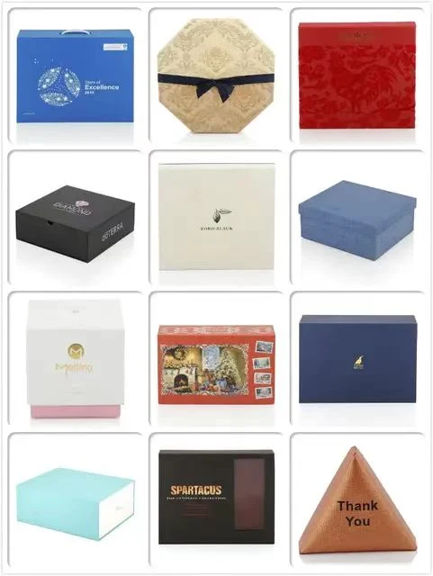 Customized Personalized Logo Cardboard Luxury Gift Packaging Box/Magnet Folding Box with Ribbon Seal/Book Style Cardboard Box