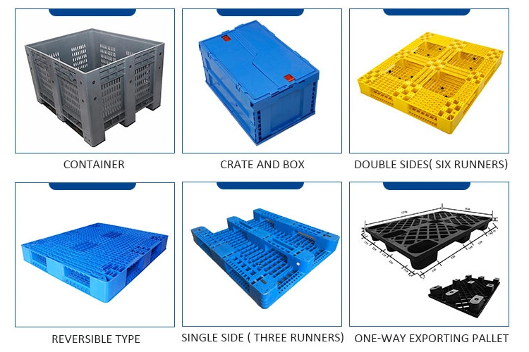 Customize Logo Color Nesting and Stacking Plastic Moving Box for Moving Company