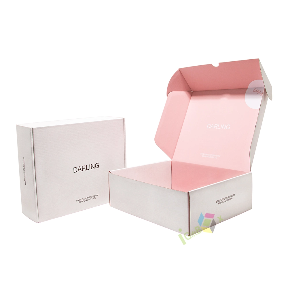 Customize Logo Print Large and Small Clothing Mailer Box Kraft Corrugated Packaging Shipping Box