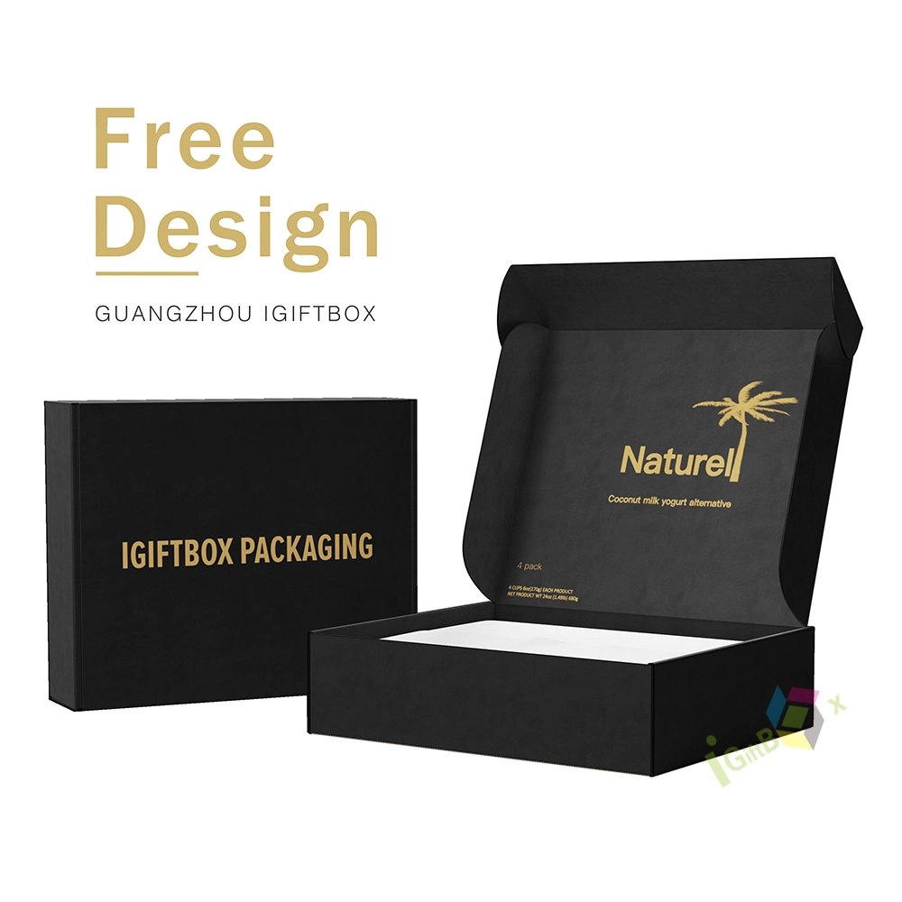 Customize Logo Print Large and Small Clothing Mailer Box Kraft Corrugated Packaging Shipping Box