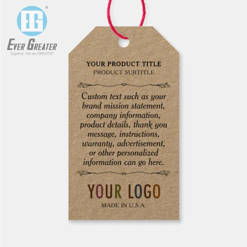 Custom Clear Round Stickers, Kraft Paper Tag