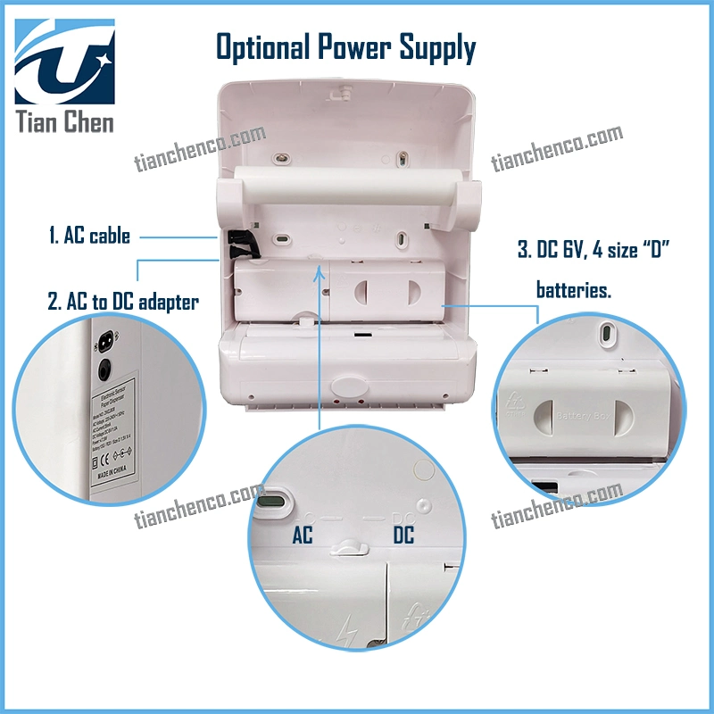 Roll Toilet Paper Holders Automatic Jumbo Roll Tissue Dispensers for Hotel Bathroom Paper Towel Dispenser