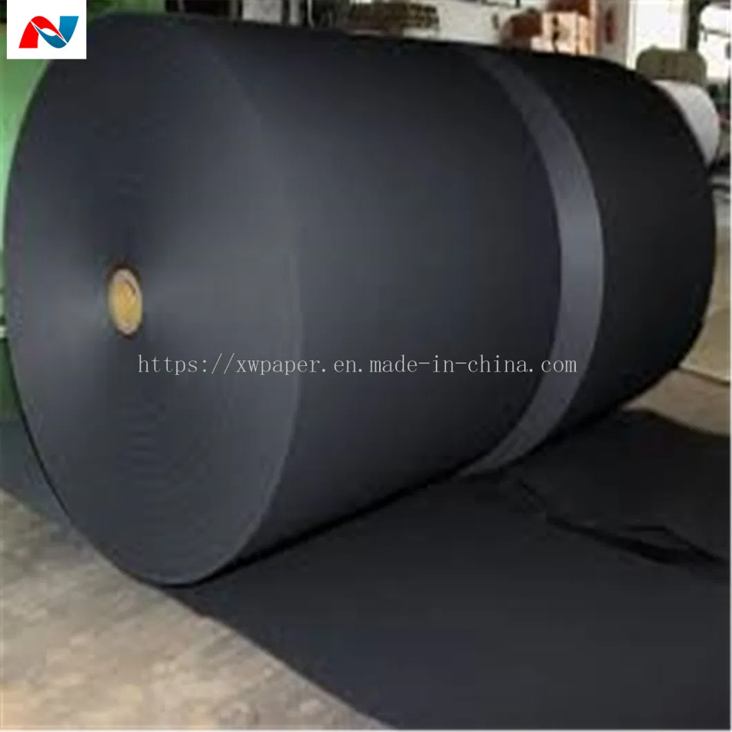 Black Craft Paper Kraft Paperboard for Pouching Custom Food Packaging Bags