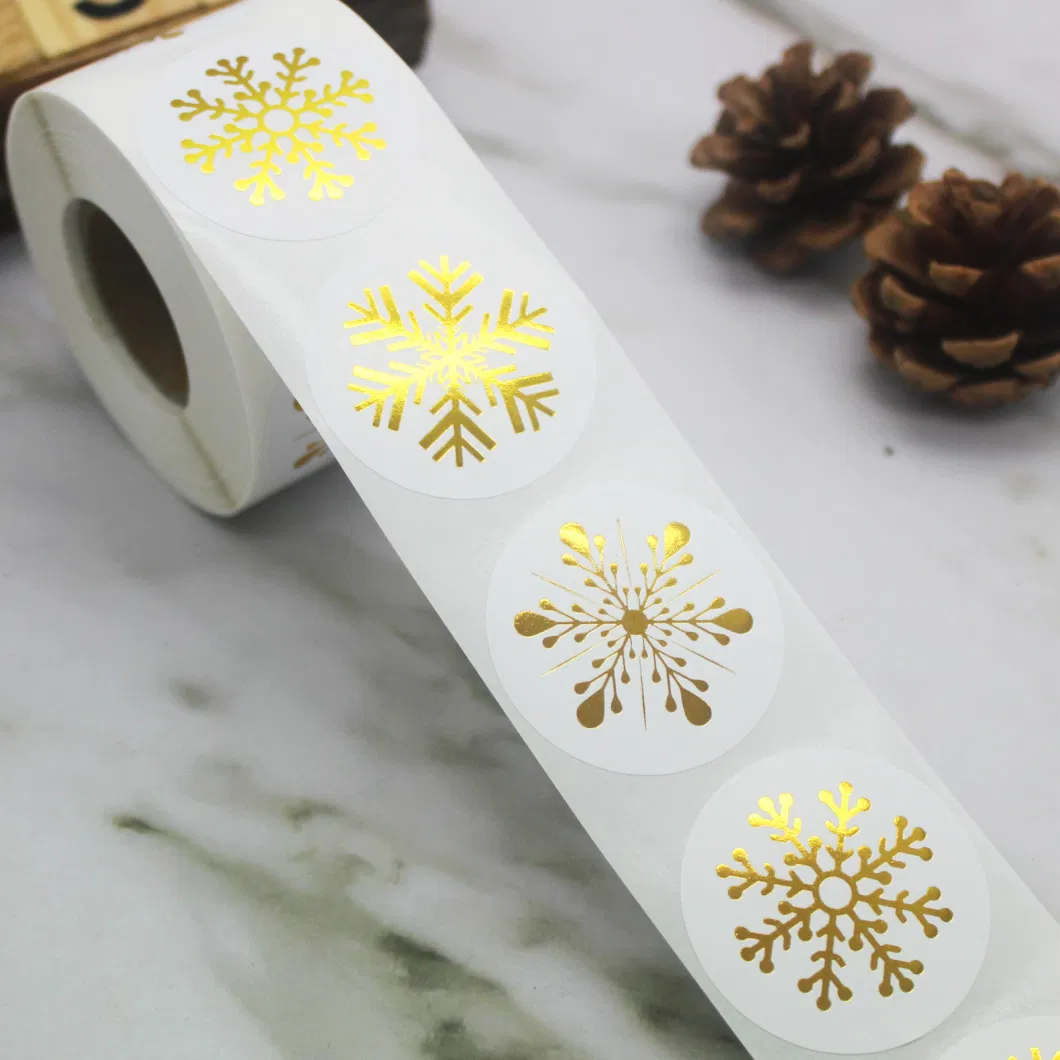 Christmas Decorations Foil Snowflake Stickers