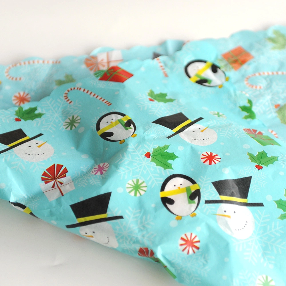 Factory Cheap Printed Colorful Tissue Paper for Clothes Flower Wrapping