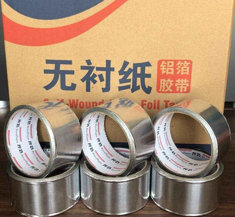 Factory Wholesale Unlined Paper Pure Composite Aluminium Silver Foil Washi Water Proof Adhesive Tape