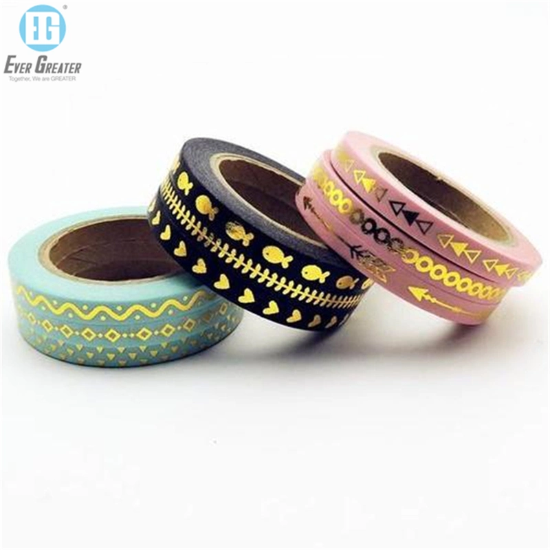 Wholesale Various Colorful Fantastic Design Bright Shiny Star Adhesive Washi Paper Tape