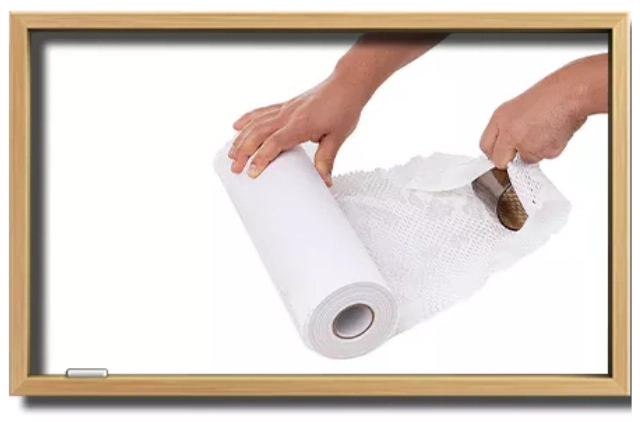 Worry-Free Brown Black White Kraft Wrapping Paper Cushion Packaging Roll Buffer Honeycomb Cushioning Wrap Paper Kraft