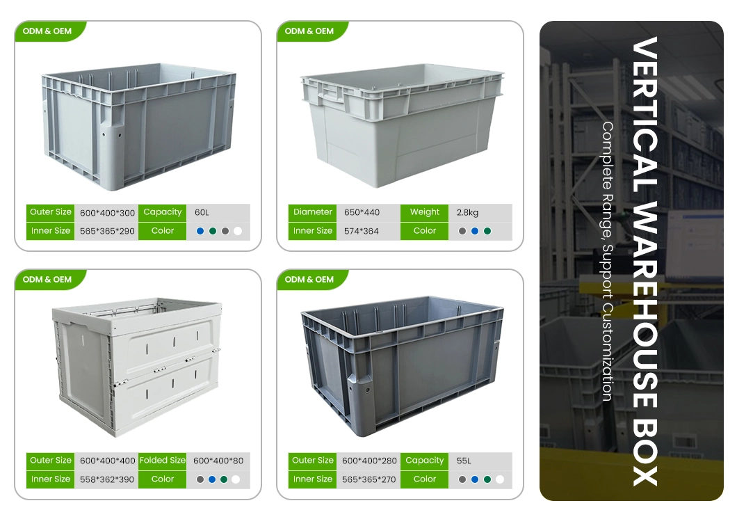 Rearun Transport Crate China Wholesaler Bulk Electrostatic Prevention Plastic Turnover Box