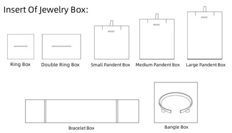 Custom Logo Luxury Jewelry Box Valentine Days Rose Box for Packaging Earring and Small Things