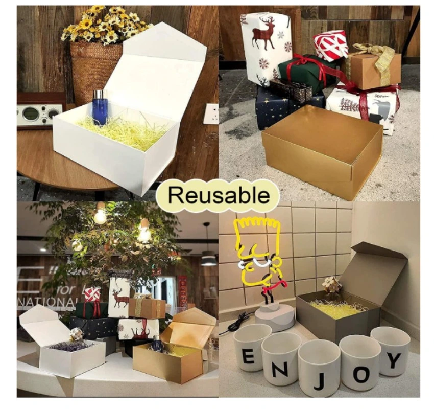 Custom Magnetic Gift Box Foldable Paper Box Magnetic Lid Closure