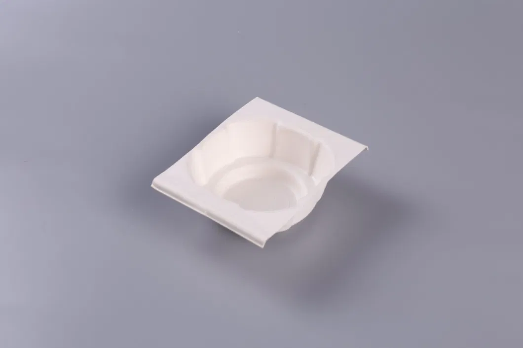 Hot Selling Recyclable Paper Pulp Molded Sugarcane Pulp Wine Bottom Tray Shipping White Packaging