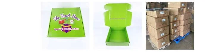 Biodegradable Kraft Corrugated Cosmetic Packaging Box for Small Business with Custom Logo