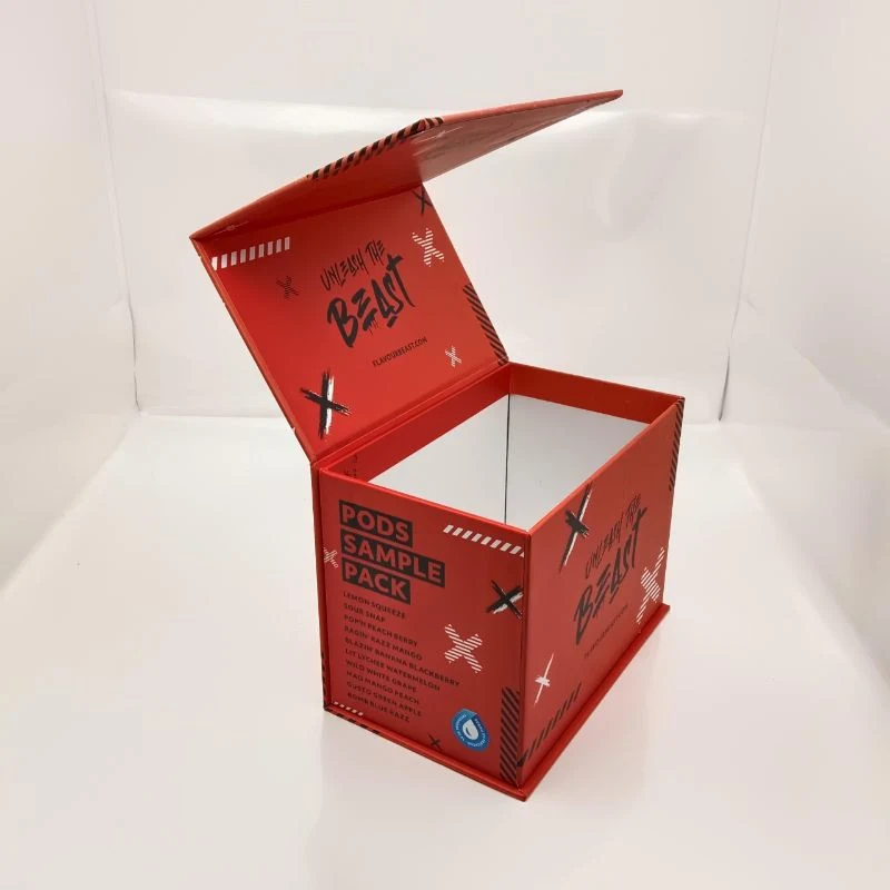 Custom Printed Logo Book-Shaped Box with Magnetic Closure Advanced Exquisite Gift Box Gift Jewelry Perfume Boxes