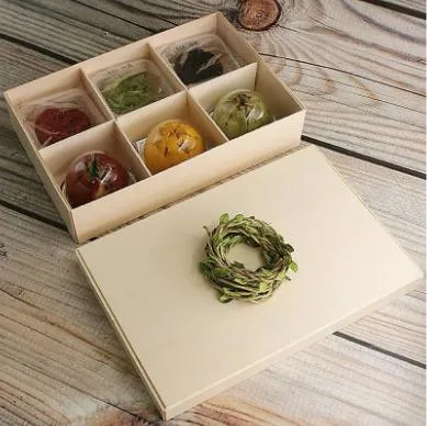 Wood/Wooden Wine Packing/Packaging Box for 2 Bottles
