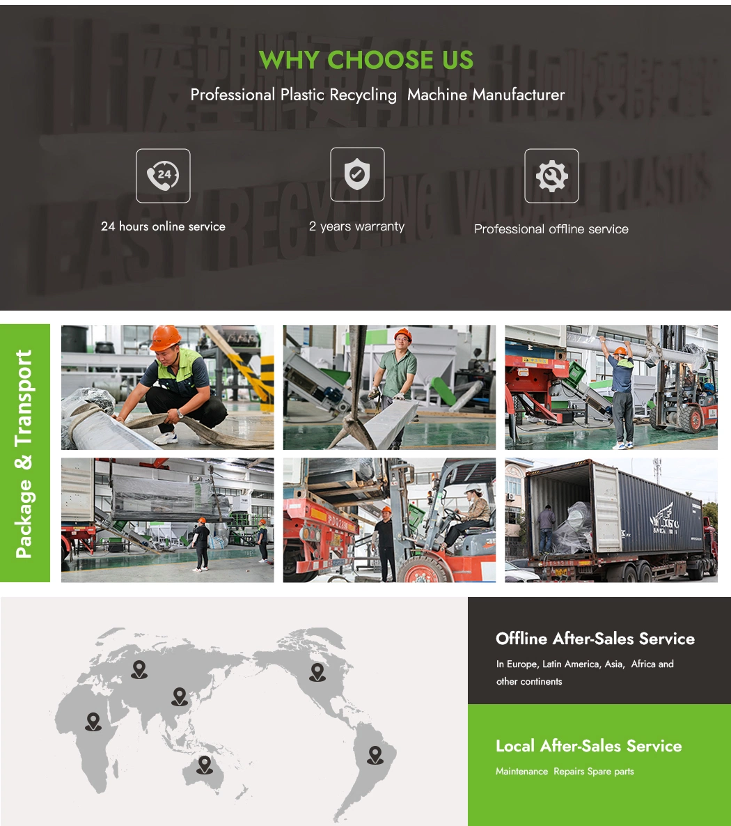 Ate Series Filling Master Batch Pellet Machinery for Plastic Crushed Material Recycling
