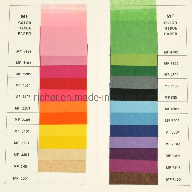Colorful Wrapping Tissue Paper for Packing Shoes Clothing Garment Gifts
