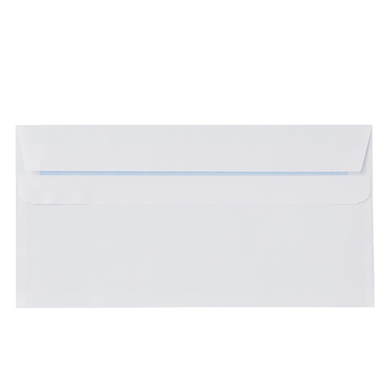 110 X 220mm 90GSM Self Seal White Wallet Cardboard Envelope for Packaging