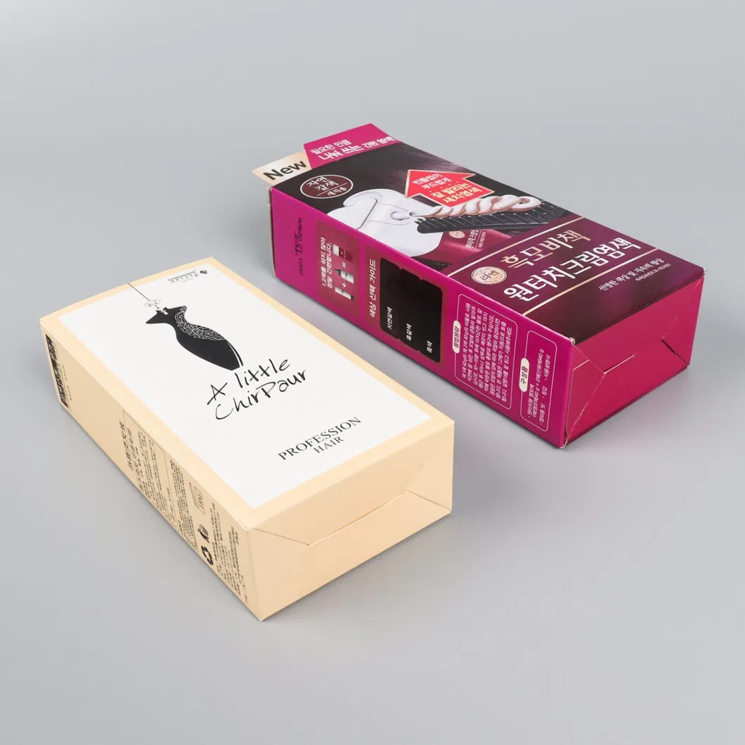 Customized Fruit Specialty Hair Dye Color Boxes Bulk Printing Corrugated Packaging Gift Boxes