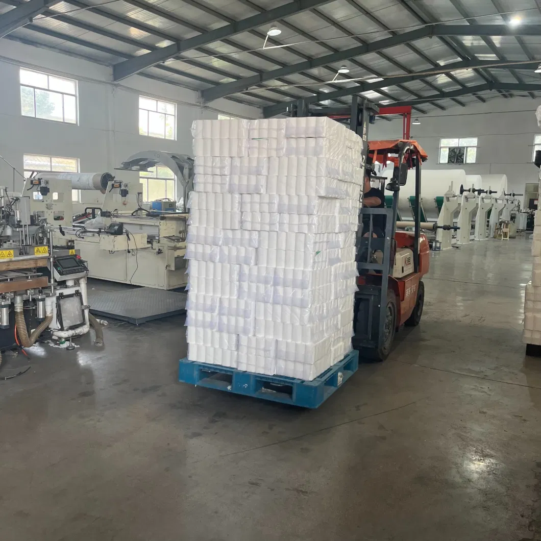Custom Raw Wood Pulp Toilet Paper Roll Hotel Toilet Retail Standard Ecological 2/3/4 Ply Paper Roll