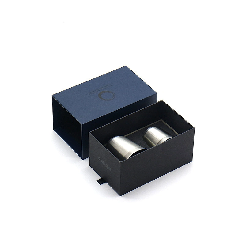 Custom Rigid Coffee Mug Tea Cup Sets Gift Box Cardboard Stainless Steel Wine Glass Thermos Bottle Bar Wine Cup Packaging Boxes