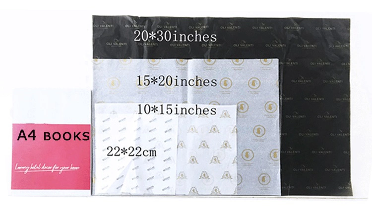 New Design Supplier Different Pattern Custom Logo Wrapping Paper for Packing Clothing