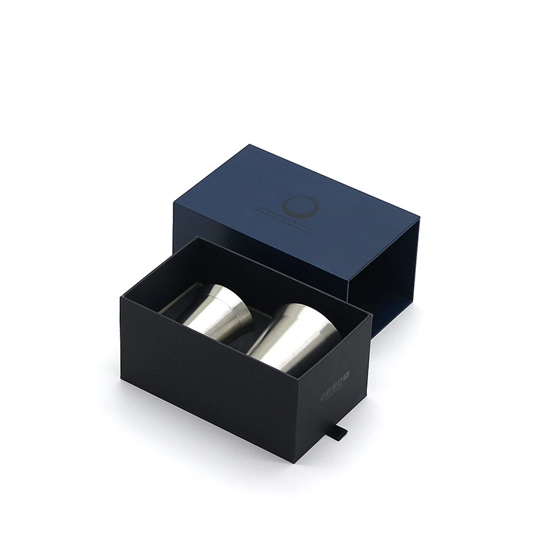 Custom Rigid Coffee Mug Tea Cup Sets Gift Box Cardboard Stainless Steel Wine Glass Thermos Bottle Bar Wine Cup Packaging Boxes