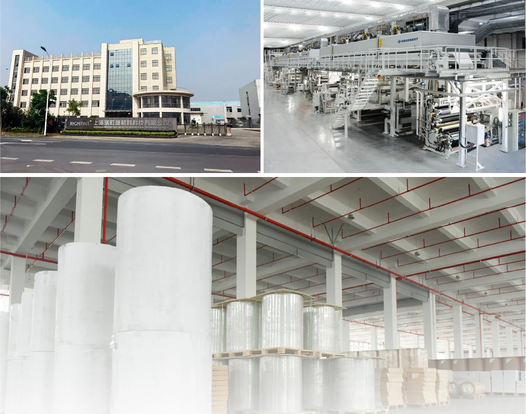 Waterproof Carton OEM label printing Self-adhesive roll adhesive paper