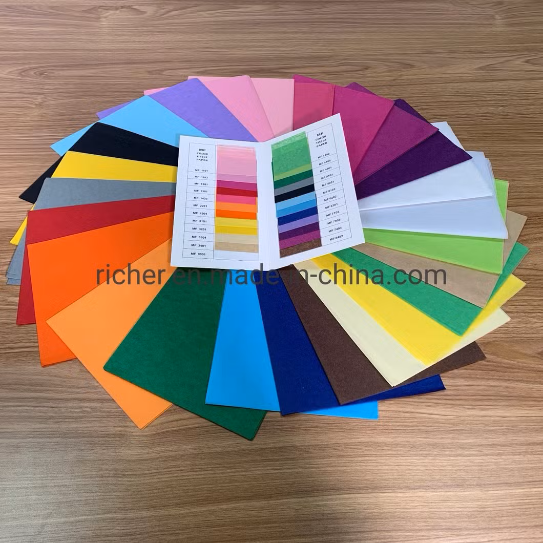 Customized Printing Logo Flower Gift Box Packaging Eco-Friendly Tissue Wrapping Paper