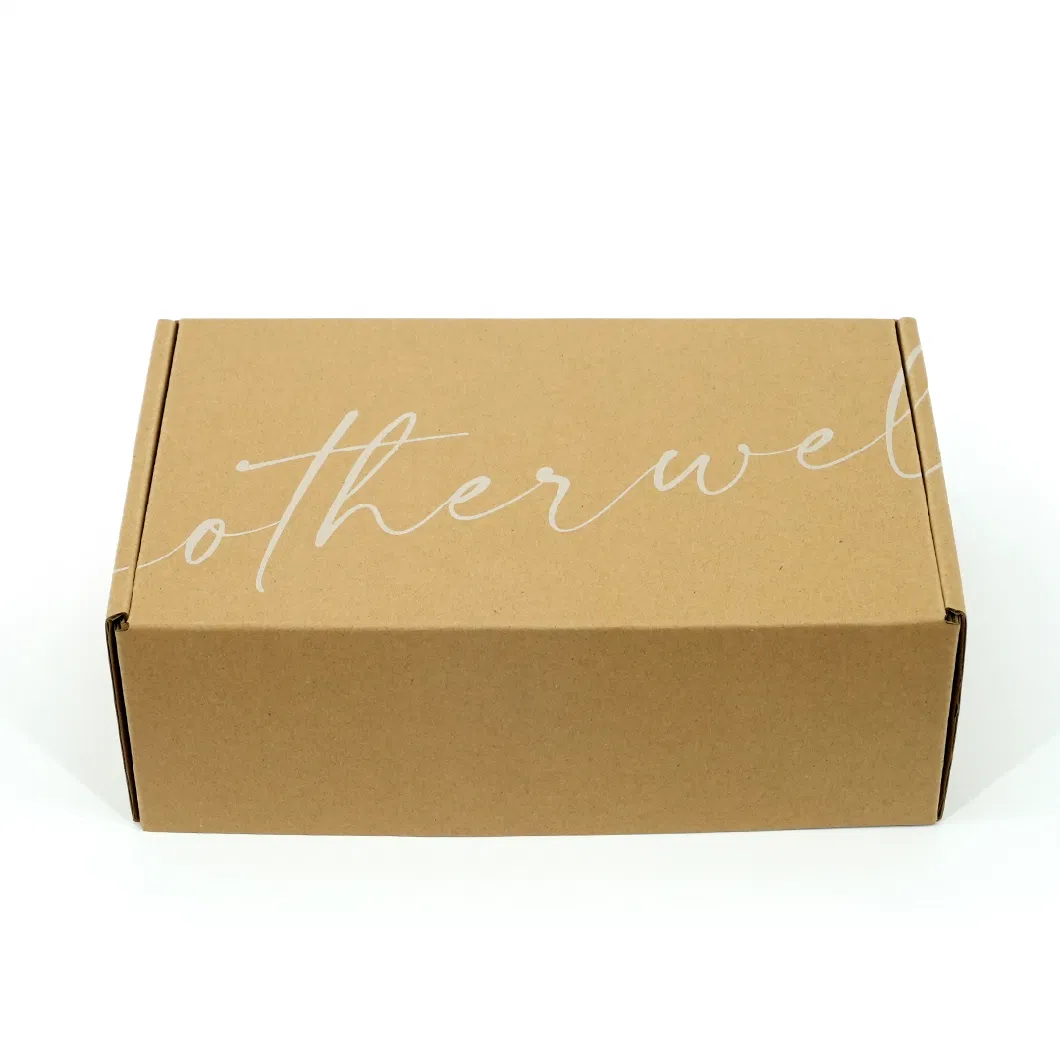 Custom Kraft E-Flute Cardboard Moving Corrugated Box Large Mailing Carton Shipping Box
