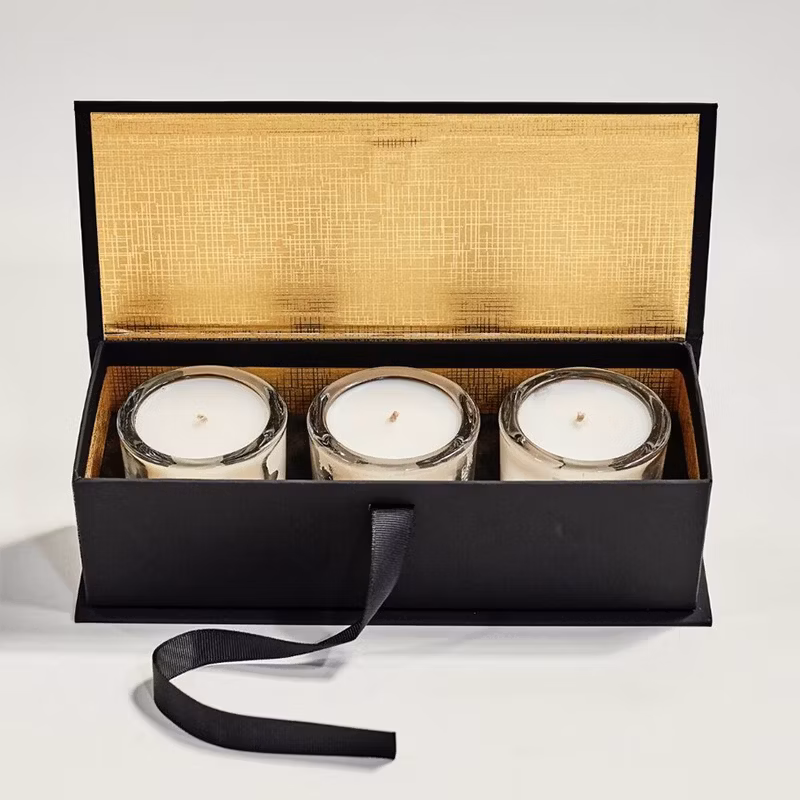 Custom Wholesale Incense Candle Set Gift Box Cardboard Box with Insert