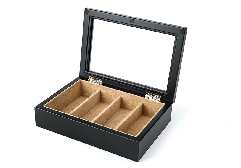 Personalized Custom Black Watch Box