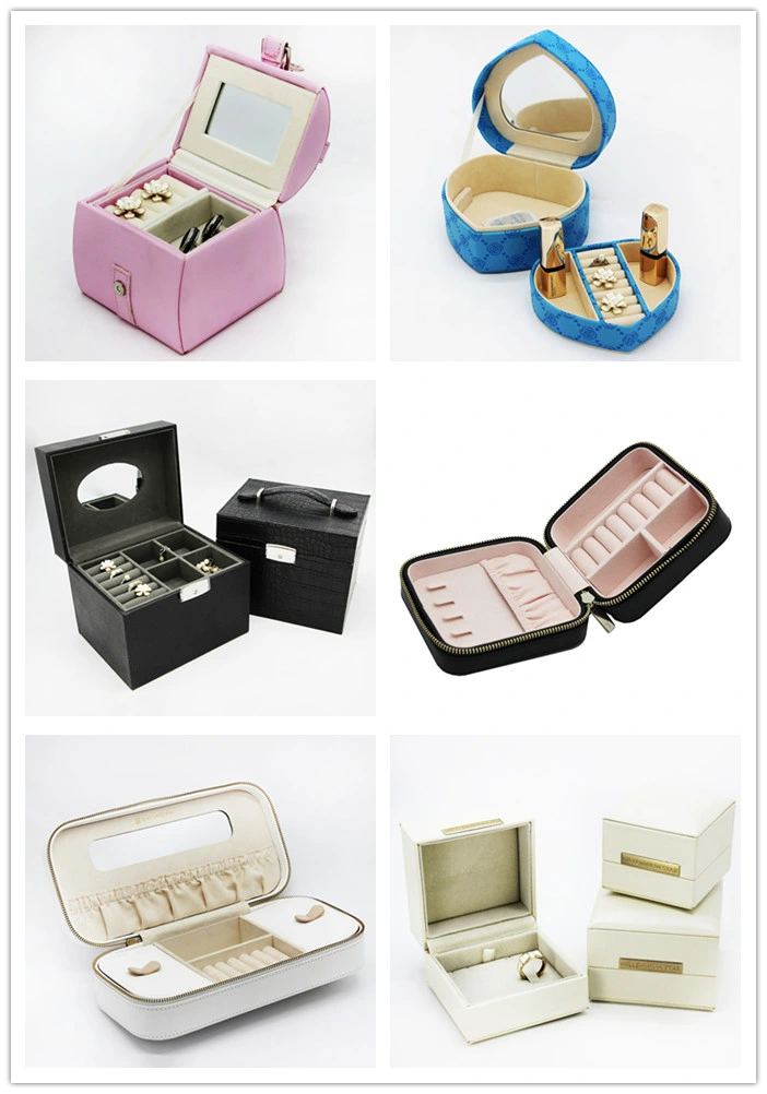 Custom Personalized Design Leather Packaging Small Gift Jewelry Ring Box