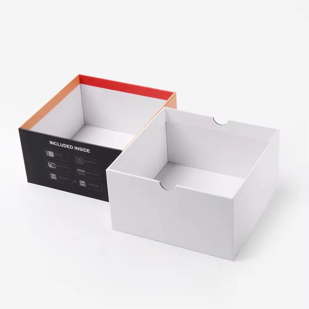 Customize Electronic Product Paper Lid Base Small Bluetooth Speaker Gift Box Packaging