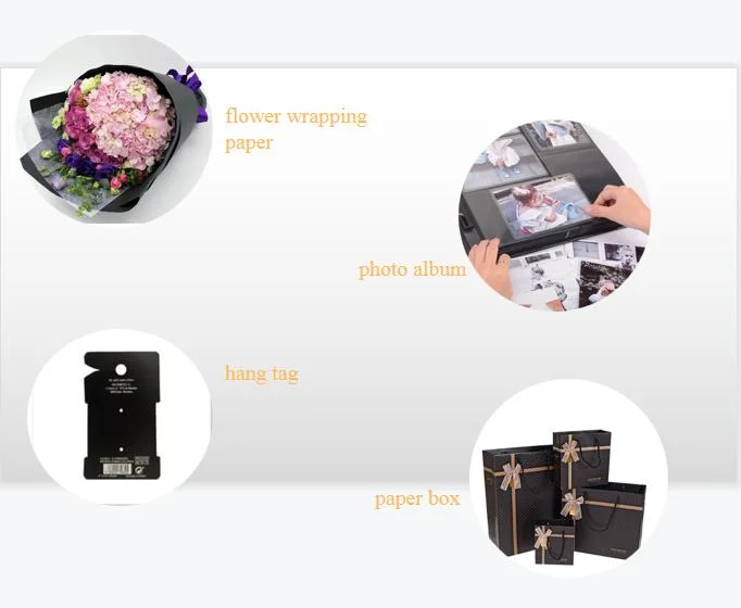 Factory Manufacturer Super Hard Black Cardboard Kraft Paper Premium Packaging