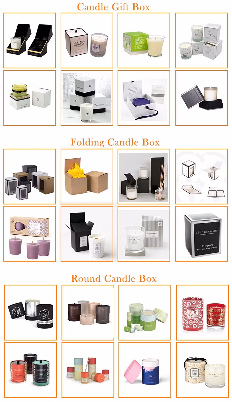 Custom Wholesale Incense Candle Set Gift Box Cardboard Box with Insert
