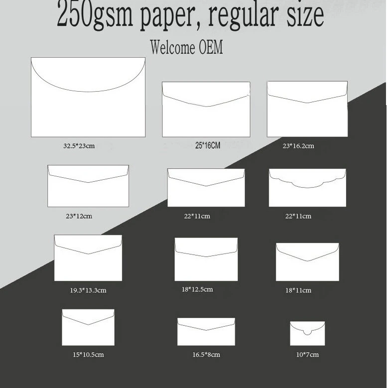 High Quality Envelope Cardboard Custom Packaging Printing Paper Envelope with Logo