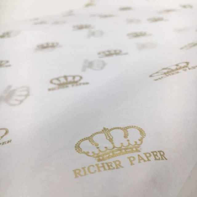High Quality 17g Colorful Wrapping Tissue Paper for Packing Shoes, Clothing